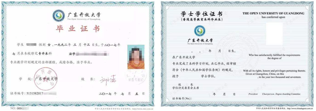 云南成人教育畢業證書樣本！