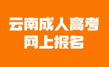 2024年云南成人高考網上報名需要提交哪些材料？